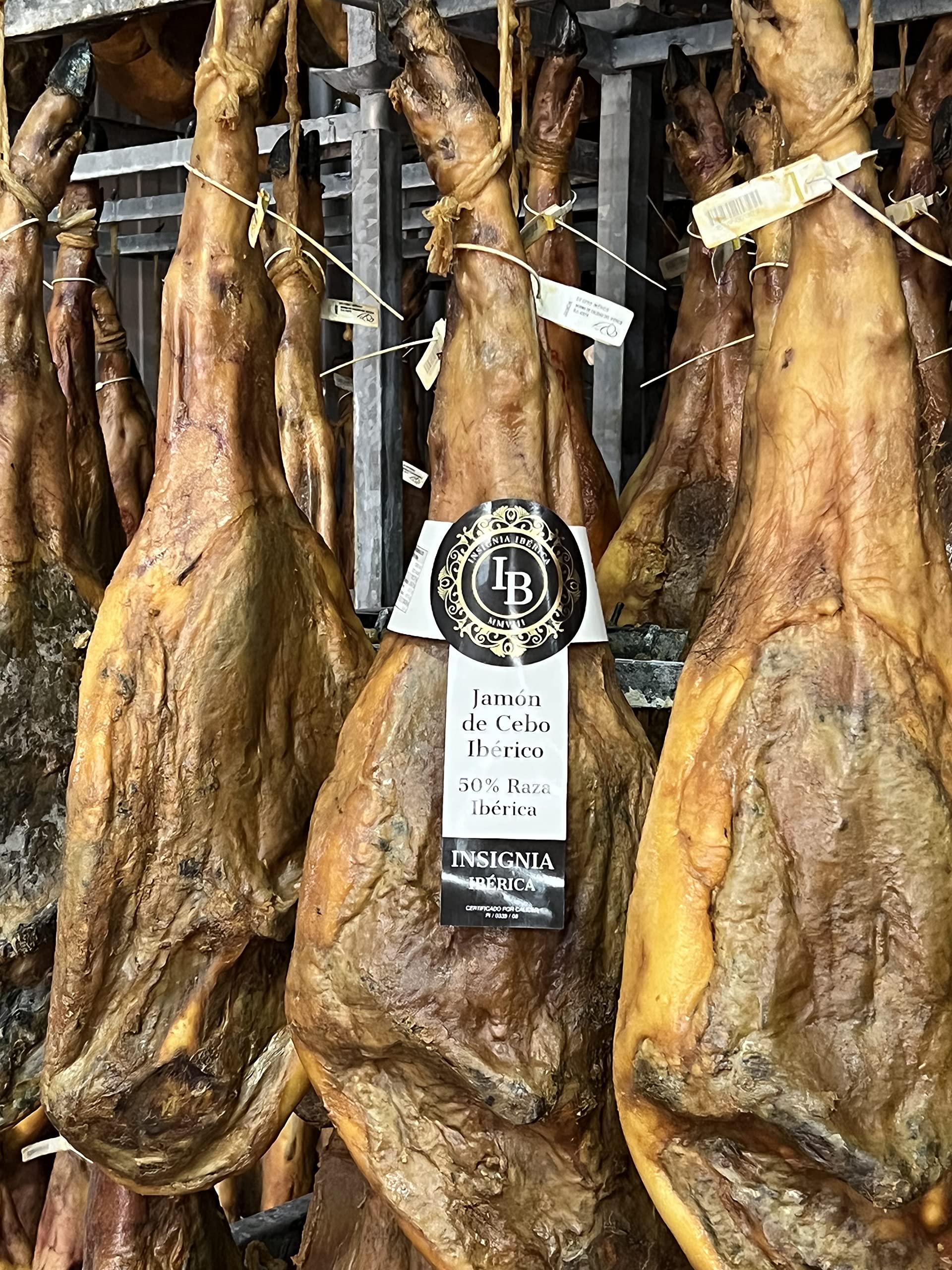 8 KG JAMON DE CEBO 50% RAZA IBÉRICA,CURACIÓN EN BODEGAS NATURALES EDICIÓN FREGENAL - Imagen 6