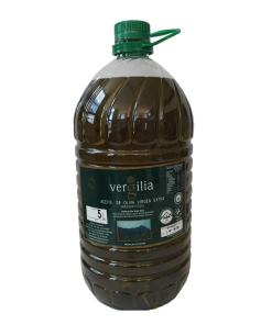 Jaén 100% Picual - Aceite de Oliva Virgen Extra - Premium Reserva Familiar AOVE - Sierra Mágina – Vergilia (5 Litros Garrafa)